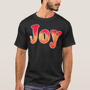 Freude Orange Rot Heiß Feuer Farben Blau Weihnacht T-Shirt