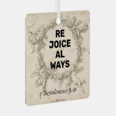 Freude Ornament Aus Metall (Vorderseite Rechts)