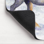 Freude - Percheron Pferdemausunterlage Mousepad (Ecke)