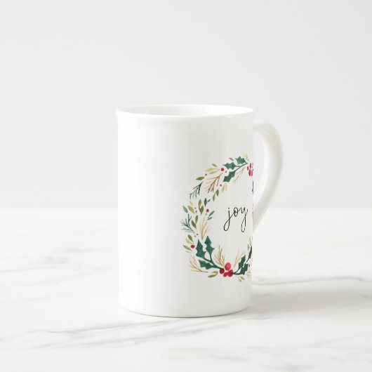 Freude Porzellantasse (Vorderseite Rechts)