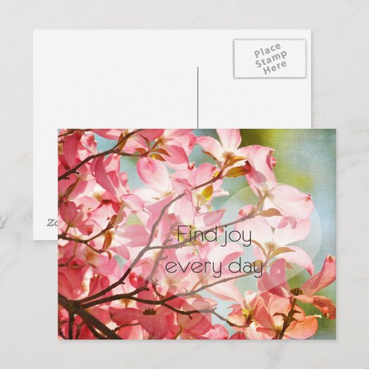 Freude Postkarte (Vorne/Hinten)