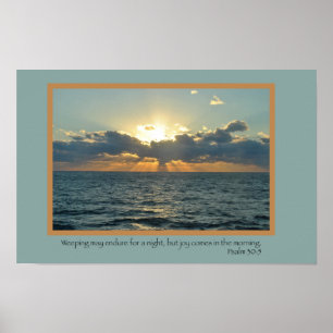 Freude (Psalm 30: 5) Poster