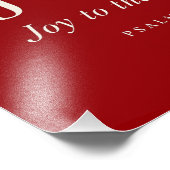 FREUDE | Psalm 98:4 | Weihnachtsgeschenk Fotodruck (Ecke)
