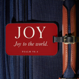FREUDE | Psalm 98:4 | Weihnachtsgeschenk Gepäckanhänger
