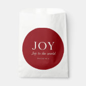 FREUDE | Psalm 98:4 | Weihnachtsgeschenk Geschenktütchen (Vorderseite)
