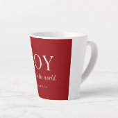 FREUDE | Psalm 98:4 | Weihnachtsgeschenk Milchtasse (Rechte Ecke)
