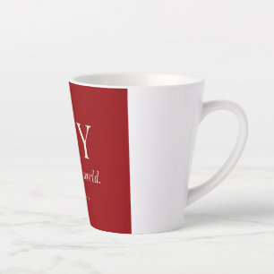 FREUDE   Psalm 98:4   Weihnachtsgeschenk Milchtasse