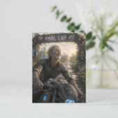 Freude / Racer / Endrunde Postkarte (Stehend Vorderseite)