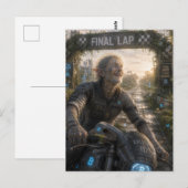 Freude / Racer / Endrunde Postkarte (Vorne/Hinten)