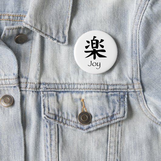 Freude-Raku Button (Beispiel)