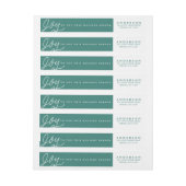 FREUDE-Rücksendeadresse-Verpackungsaufkleber (Bogen)