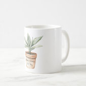Freude Samen pflanzen Kaffeetasse (VorderseiteRechts)
