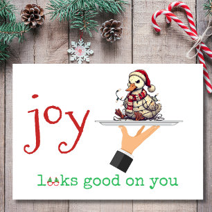 Freude steht Ihnen gut Grumpy Duck Weihnachten