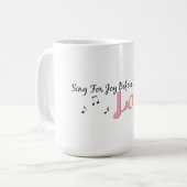 Freude: Tasse (Vorderseite Links)