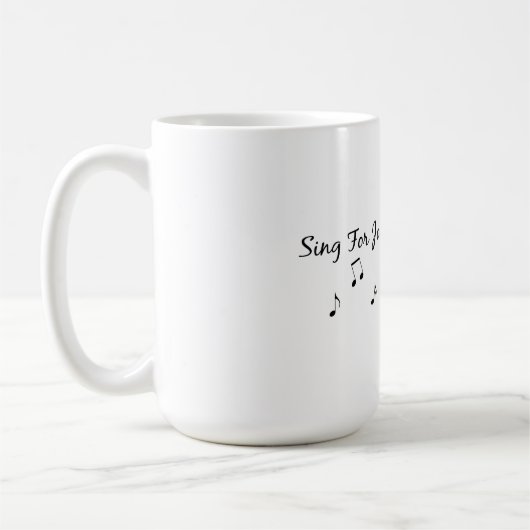Freude: Tasse (Links)