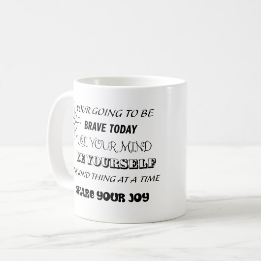 Freude teilen kaffeetasse (Vorderseite Links)