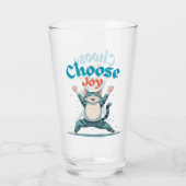 Freude-Tiger Trinkglas Glas (Rückseite)