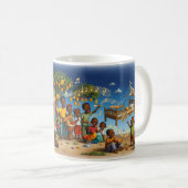 Freude überwindet alle lebendigen Gemeinschaftsleb Kaffeetasse (VorderseiteRechts)