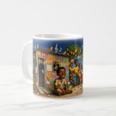 Freude überwindet alle lebendigen Gemeinschaftsleb Kaffeetasse (Vorderseite Links)