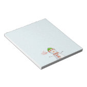 Freude und Frieden | Niedliche Weihnachtszeit Notizblock (angewinkelt)