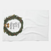 Freude und Glauben an die Krippe Geschirrtuch (Horizontal)