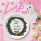 Freude und Glauben an die Krippe Pappteller (Party)