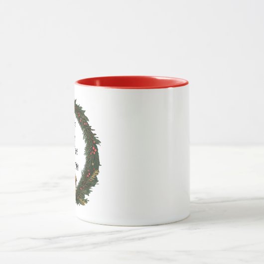 Freude und Glauben an die Krippe Tasse (Zentrum)