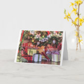 *Freude und Glück in dieser Weihnachtssaison* Karte (Gelbe Blume)