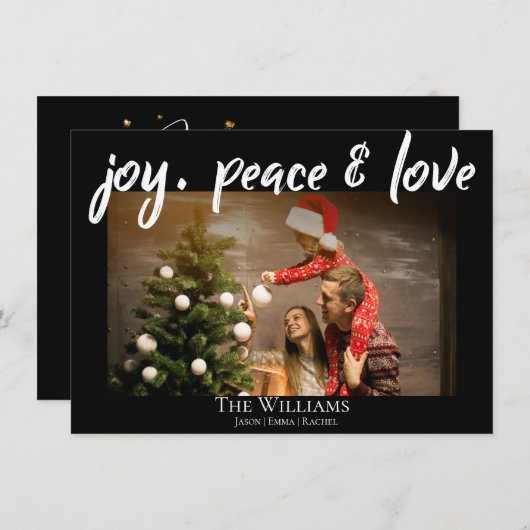 Freude und Liebe | FOTO | Weihnachten (Vorne/Hinten)