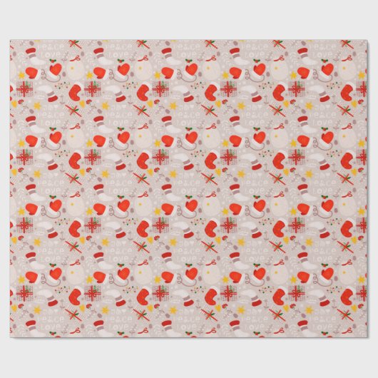 Freude und Liebe Geschenkpapier (Flach)