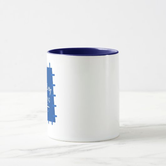 Freude und Merry Quilter Tasse (Zentrum)