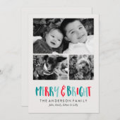 Freude und schöne Ferien Feiertagskarte (Vorne/Hinten)