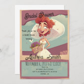 Freude und Spaß mit einem lustigen und Lässigen Br Einladung (Vorne/Hinten)