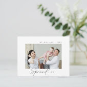 Freude verbreiten, frohe Weihnachtsgrüße, Foto der Postkarte (Stehend Vorderseite)