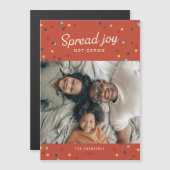 Freude verbreiten, keine Keime-Urlaub-Magnetkarte Magnetkarte (Vorne/Hinten)