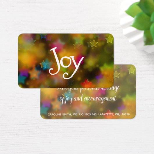 Freude verbreiten - Message Cards (Schreibtisch)