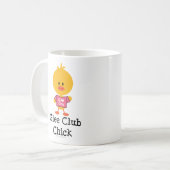 Freude-Verein-Küken-Tasse Kaffeetasse (Vorderseite Links)