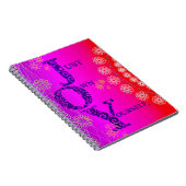 FREUDE vibrierend Notizblock (Rechte Seite)