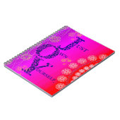 FREUDE vibrierend Notizblock (Linke Seite)