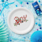 Freude Vintage Santa Pappteller (Party)
