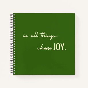 Freude wählen.Notebooks & Journale Notizblock