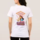 Freude, Wärme und Brillanz in jeden Raum bringen Tri-Blend Shirt (Rückseite)