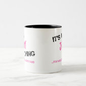 Freude, was man T - Shirt nicht verstehen würde Zweifarbige Tasse (Mittel)