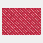 Freude, Weihnachten Geschenkpapier Set (Vorderseite 3)