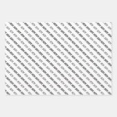 Freude, Weihnachten Geschenkpapier Set (Vorderseite)