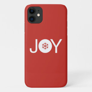 Freude Weihnachten Rot iPhone 11 Hülle