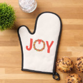 Freude Weihnachtskranz Festive Feiertag Ofenhandschuh (Oben unten)