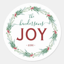 Freude Weihnachtskranz Name Handschrift