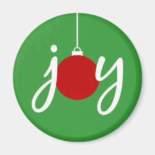 Freude-Weihnachtsverzierungs-Feiertags-Magnet Magnet