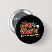 Freude-WeltBlabla Blabla runder Knopf (dunkel) Button (Vorne & Hinten)